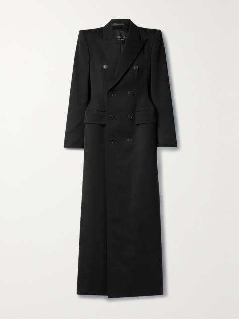 BALENCIAGA Hourglass Double-breasted Wool-twill Coat
