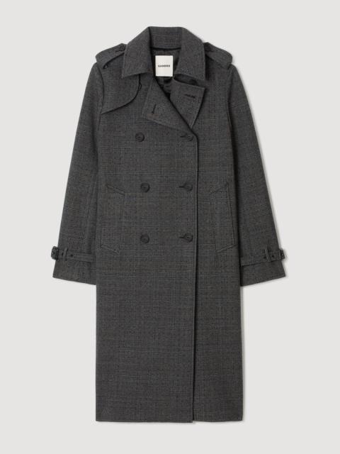 Sandro RHINESTONE TRENCH COAT