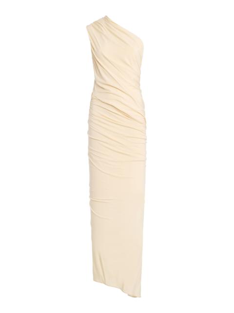 TOVE Vreni One-Shoulder Jersey Maxi Dress neutral