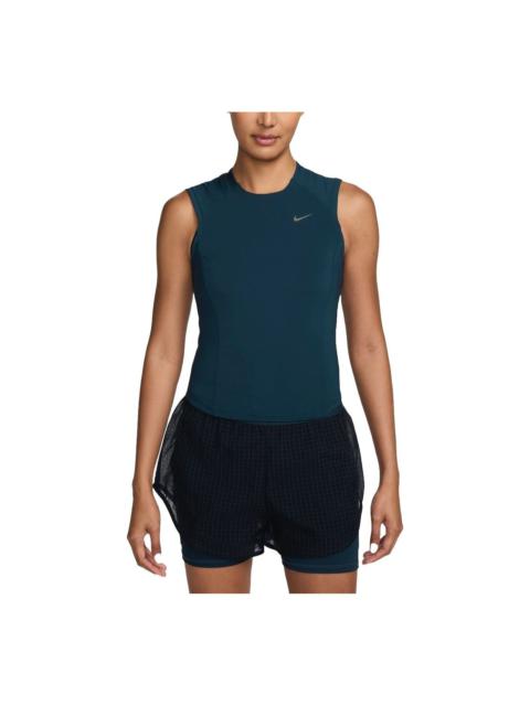 Nike (WMNS) Nike Dri-FIT Running Division Tank Asia Sizing 'Armory Navy' FV6382-478