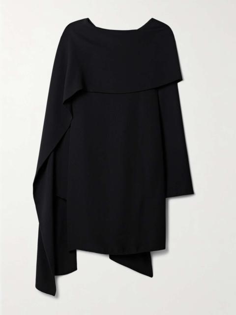 The Row Lea draped silk-crepe tunic