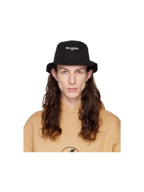 Black Washed Bucket Hat