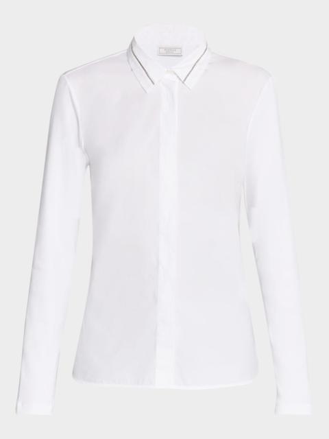 PESERICO Punto Luce Stretch Cotton Shirt