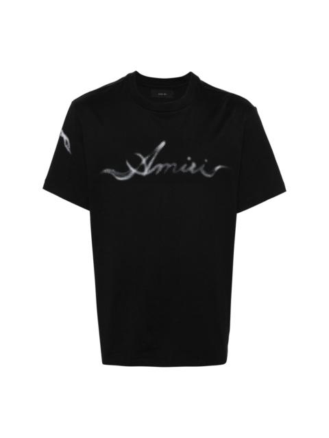 Smoke rhinestone-embellished T-shirt
