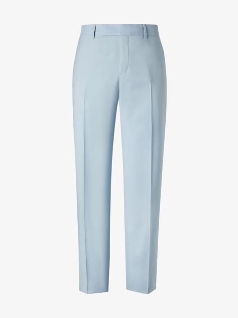 FENDI Pants Light blue wool canvas pants