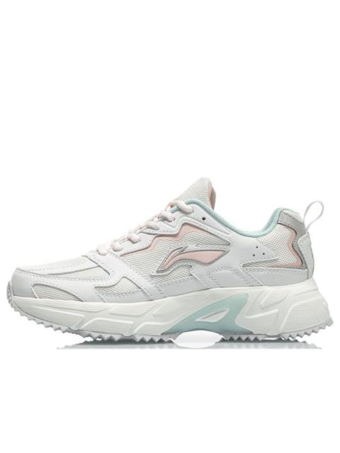 (WMNS) Li-Ning Retro Running Shoes 'White Pink' ARLQ004-5