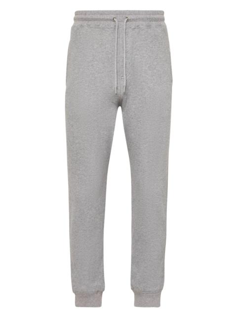 JW Anderson Men's Cuffed Cotton Sweatpants - Mid Grey Melange