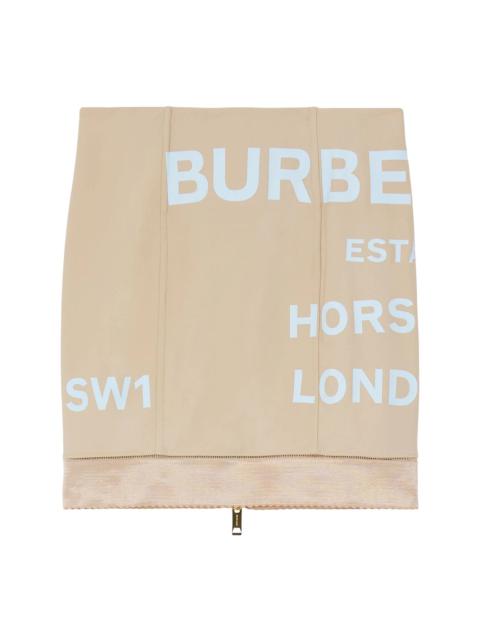 Burberry Horseferry print mini skirt