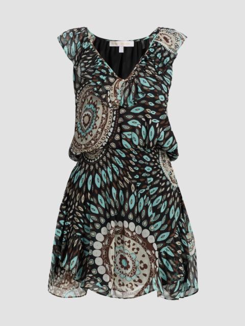 RAMY BROOK Women's Morgan Printed Silk A-Line Mini Dress - Multi Medallion
