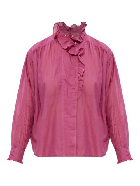 Isabel Marant Étoile ruffled high-neck blouse
