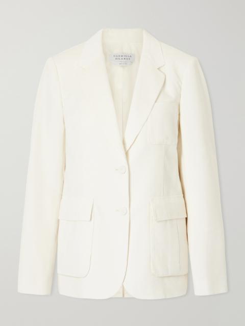 GABRIELA HEARST Louisa Cotton Ribbed Blazer
