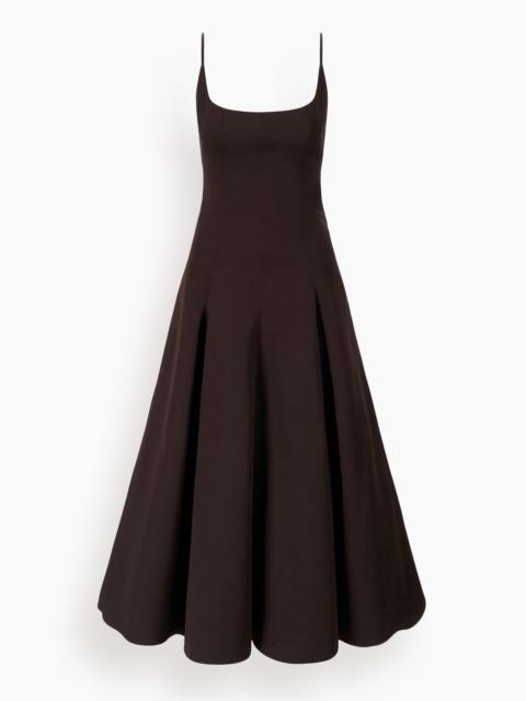 STAUD Jill Dress in Earth