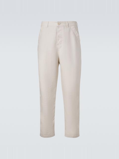 Brunello Cucinelli Linen straight pants