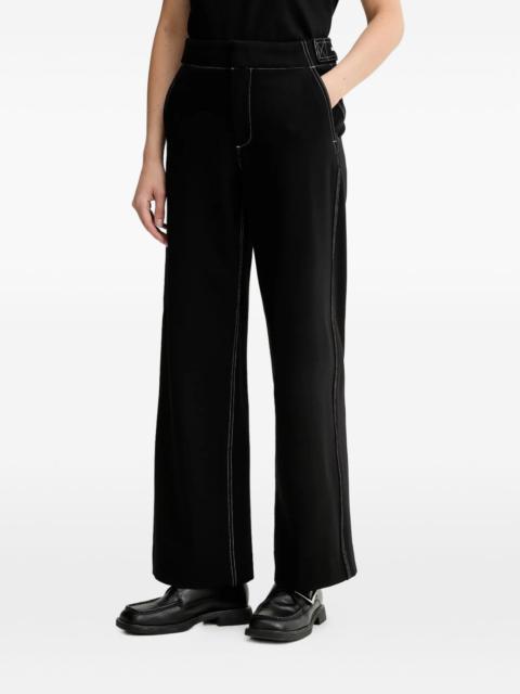 rag & bone contrast-stitching trousers