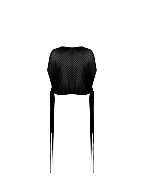Louis Vuitton Striped Side-Tie Top