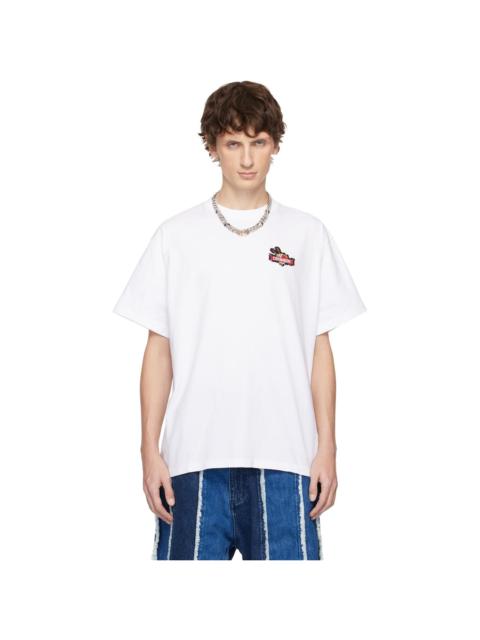 CHARLES JEFFREY LOVERBOY White Clash of Clans Edition 'Hog Rider' T-shirt