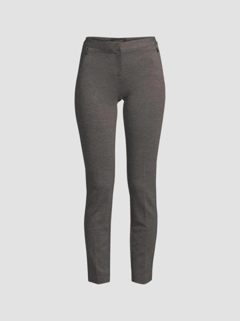 KOBI HALPERIN Women's Double-Knit Alexandra Pants - Dark Grey Melange