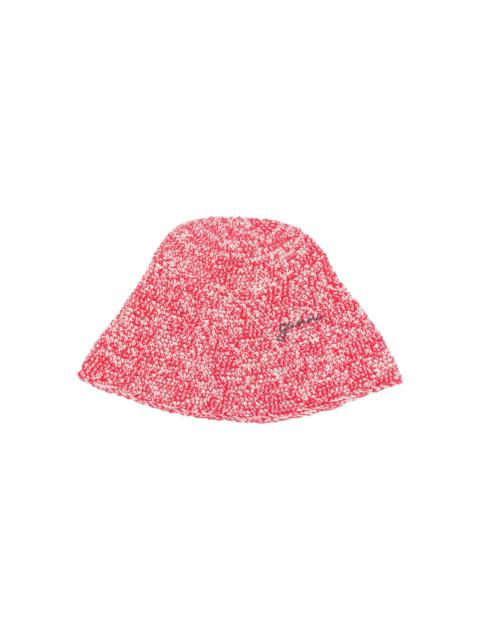 GANNI knitted bucket hat