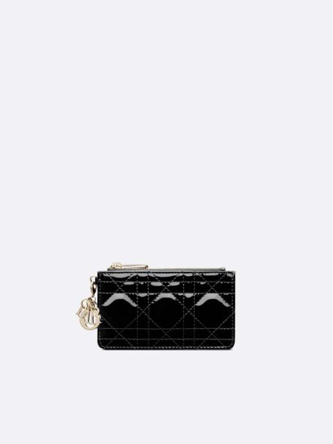Dior Lady Dior Zipped Card Holder