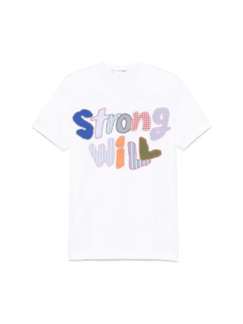 Comme des Garçons SHIRT X Fred Perry Strong Will T-shirt