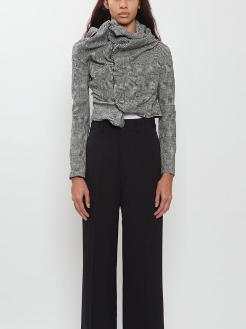 Junya Watanabe Wool Blend Glen Check Stretch Jacket