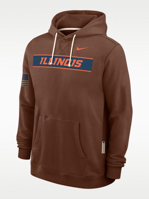 Nike Illinois 2026 Military Appreciation Men's Nike Dri-FIT College Pullover Hoodie