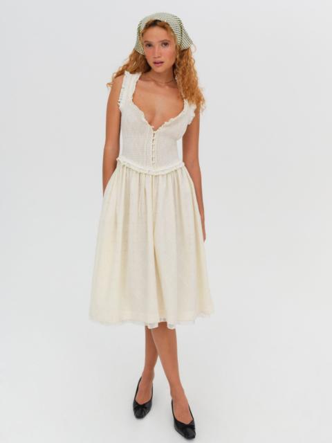For Love & Lemons Morgan Midi Dress