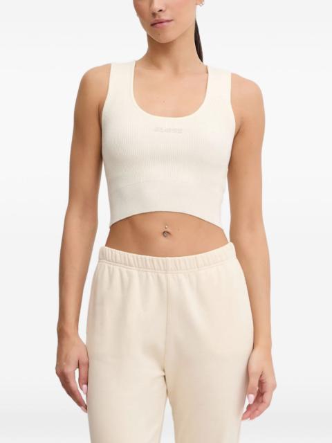 GUESS USA ribbed-knit crop top