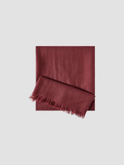 Brunello Cucinelli Women's Cashmere and Silk Scarf - Red