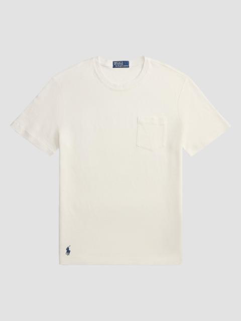 Polo Ralph Lauren Men's Standard-Fit Linen Mesh T-Shirt - Deckwash White