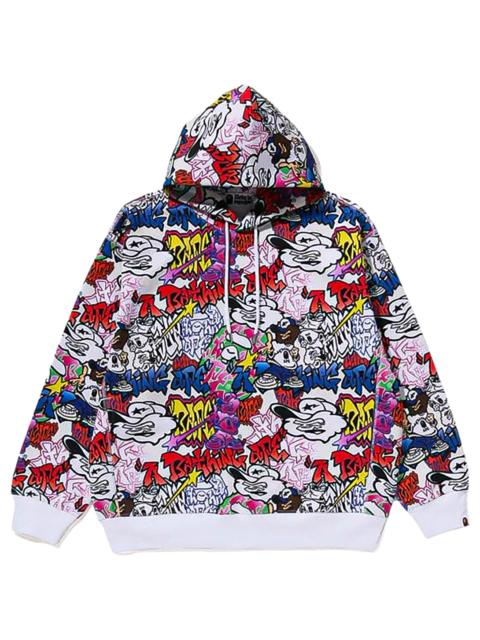 A BATHING APE® Graffiti Pattern Pullover Hoodie "Multicolor" 067YLRTF