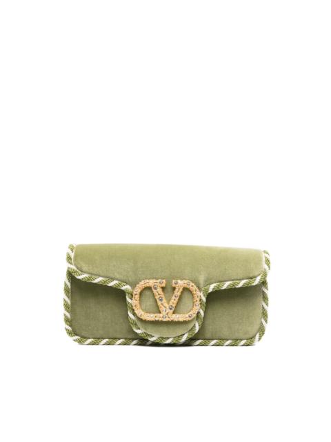 Valentino Locò embellished-trim clutch bag