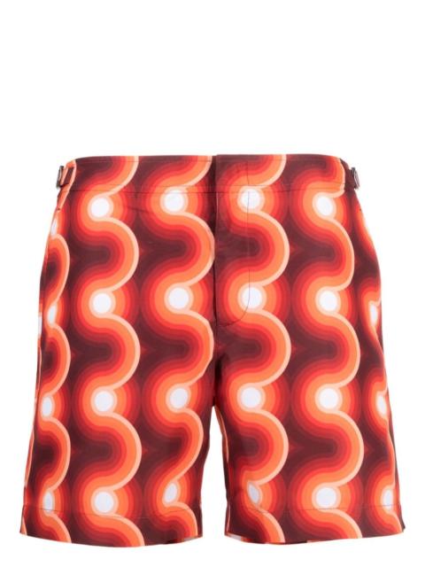 ORLEBAR BROWN geometric-pattern swim shorts