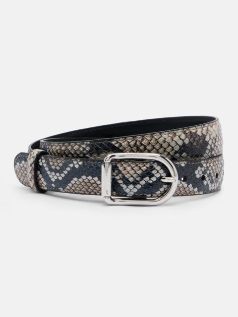 Altuzarra Snake-effect leather belt