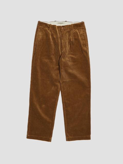 Nigel Cabourn FOB Factory Corduroy Trousers Khaki