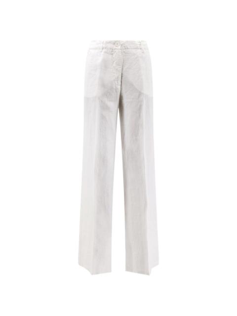 Aspesi pressed-crease wide-leg trousers