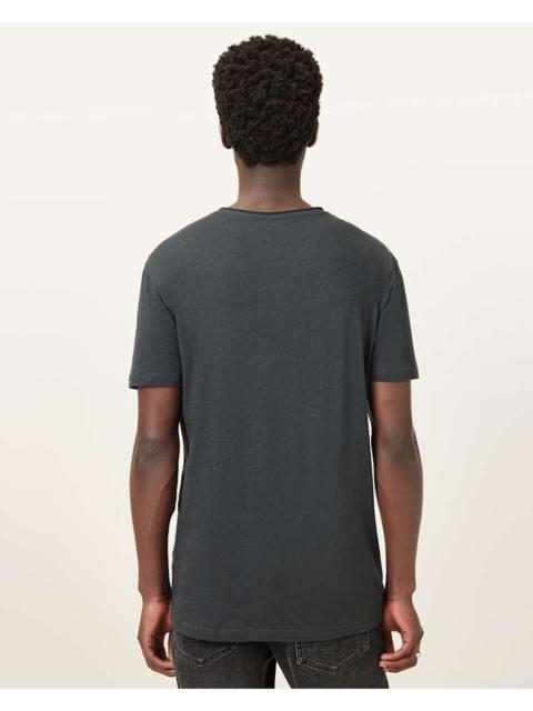ALLSAINTS FIGURE CREW NECK RAW EDGE T-SHIRT