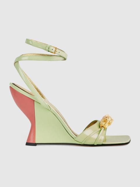 Gucci Snake Hardware High Heel Sandals