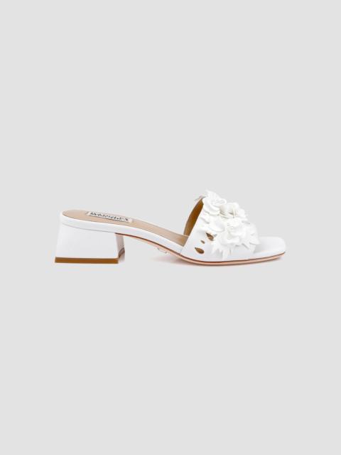 BADGLEY MISCHKA Women's Oralia 40MM Floral Sandals - White