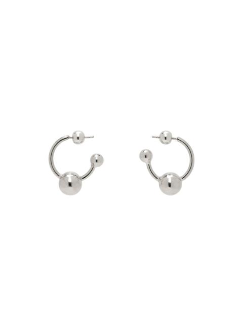 Jean Paul Gaultier Silver Piercing Earrings