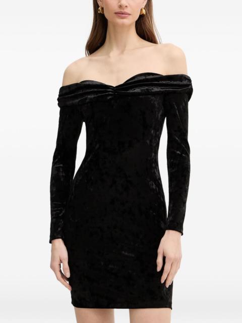 GUESS USA off-shoulder long-sleeve dress