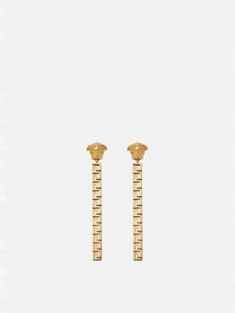 VERSACE Greca Drop Earrings