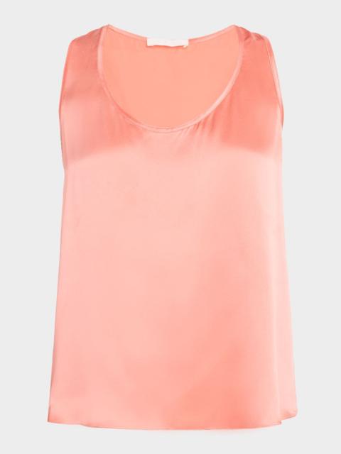 SABLYN Claudia Silk Scoop-Neck Tank Top