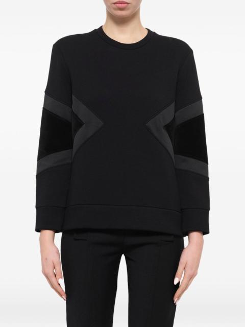 Neil Barrett panelled sweatshirt