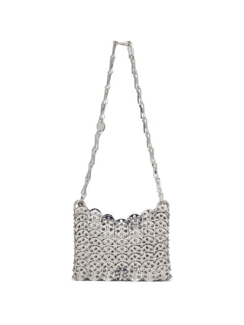 rabanne Silver Iconic Nano 1969 Bag