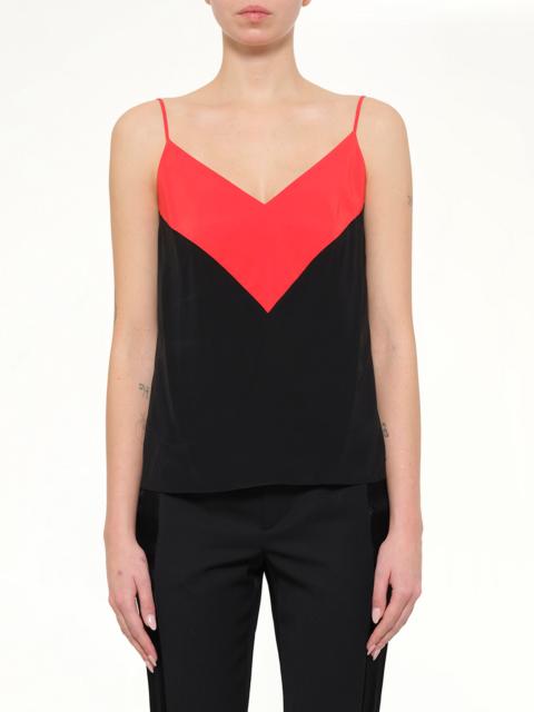 Lanvin Silk Top in Black