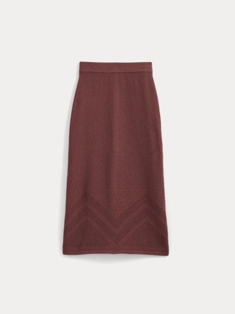 EVERLANE LACE-KNIT MAXI SKIRT