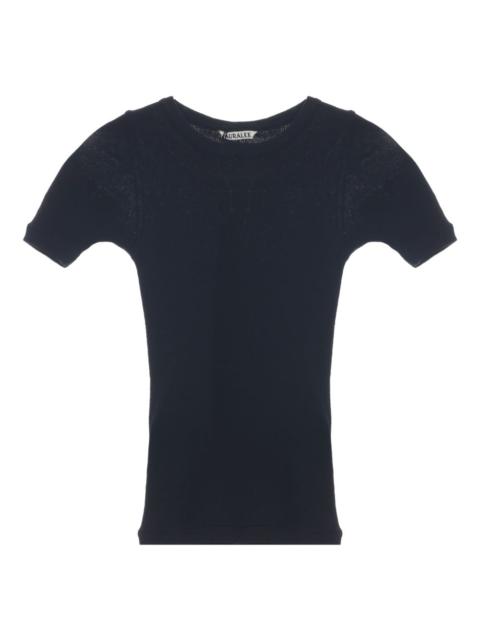 AURALEE short-sleeve fitted top