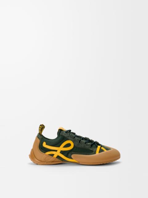 Loewe Grip sneaker in nylon and suede
