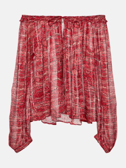 Isabel Marant Étoile Vutti chiffon top